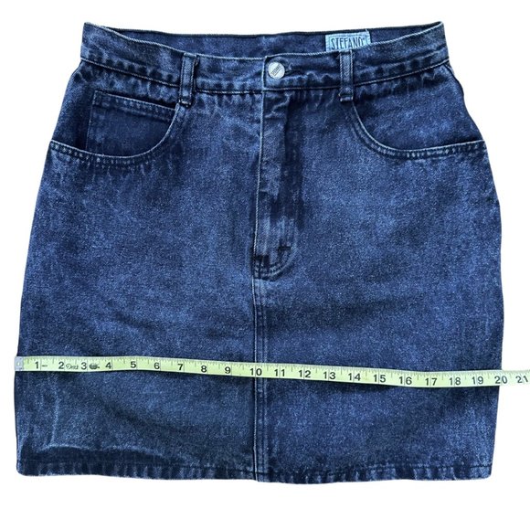90s Vintage Stefano Jean Skirt US Women's size 12 - Picture 4 of 7